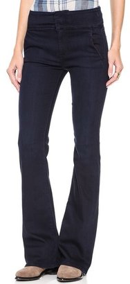 7 For All Mankind High Waisted Wide Leg Trouser Jeans