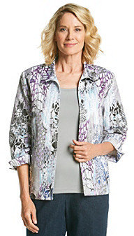 Alfred Dunner Abstract Jacket