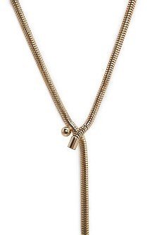 MANGO Snake chain necklace