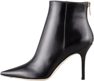 Jimmy Choo Amore Pointed-Toe Ankle Boot, Black