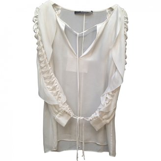 Givenchy White Silk Top