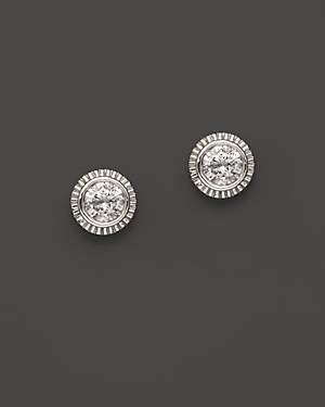 Bloomingdale's Diamond Milgrain Stud Earrings In 14K White Gold, 0.25 ct. t.w.