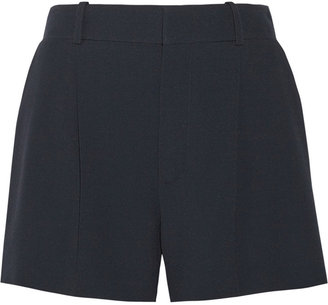 Chloé Iconic pleated crepe shorts