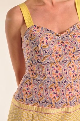 Plenty by Tracy Reese Border Cami Top in Circle Foulard