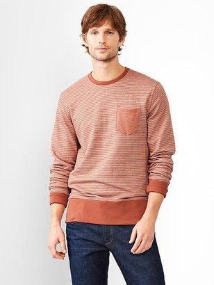 Gap French terry stripe sweatshirt