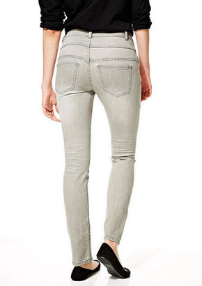 Delia's Skylar High-Rise Skinny Jeans in Machine Grey
