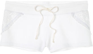 Victoria's Secret French Terry NEW!Lace-accent Short