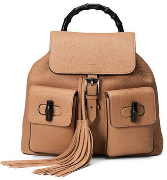 Gucci Bamboo leather backpack