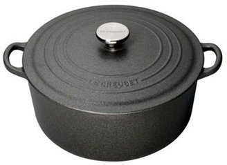 Le Creuset 'Slate' cast iron 28cm round casserole dish