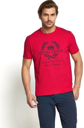 Henri Lloyd Mens RWR Deleting T-shirt - Red