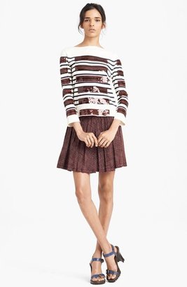 Marc Jacobs Sequin Breton Stripe Sweater