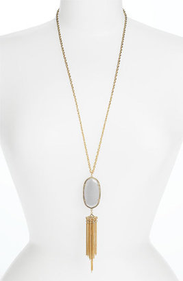 Kendra Scott 'Rayne' Stone Tassel Pendant Necklace