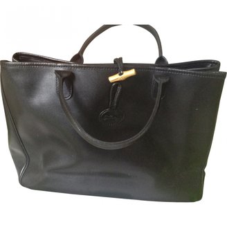 Longchamp Black Leather Handbag