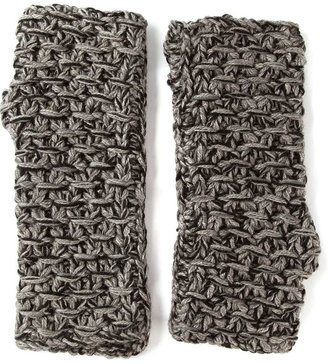 Dolce & Gabbana chunky knit gloves