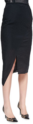Erdem Mid-Length Asymmetric Wrap Skirt