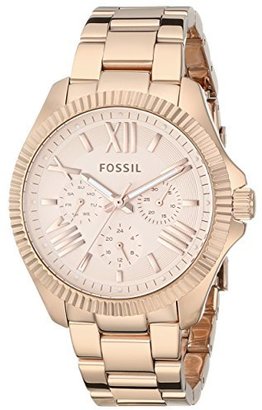 Fossil Women's AM4569 Cecile Rose Gold-Tone Stainless Steel Bracelet Watch