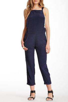 House Of Harlow Wolf Silk Overalls