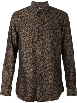 Paul Smith cheetah print shirt