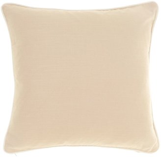 Linea Plain cotton cushion, Latte