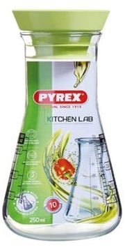 Pyrex glass 0.25l kitchen lab flask