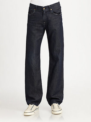 7 For All Mankind Austyn Midnight Classic Relaxed-Straight Jeans
