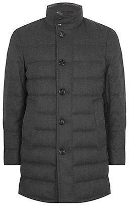 Moncler Vallier Coat with Integrated Gilet