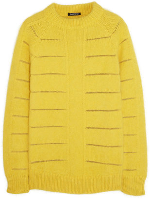 Balmain Angora-blend sweater