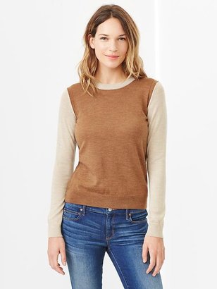 Gap Colorblock merino sweater