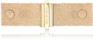 Carolina Bucci Woven 18-karat gold diamond bracelet