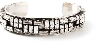 Philippe Audibert 'Paolina' art deco crystal bangle