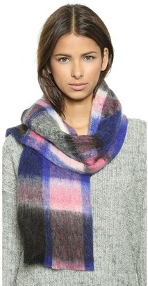 Madewell Frosted Plaid Scarf