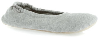 Isotoner Cotton Ballet  Womens  Slippers - Grey