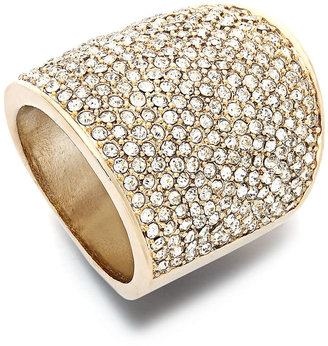 Charter Club Ring, Gold Tone Pave Ring