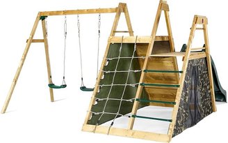 Plum Pyramid Wooden Climbing Frame Outdoor Play Centre