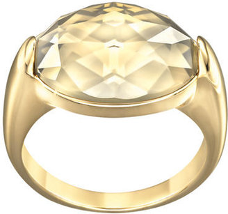 Swarovski Vanilla Gold-Tone Crystal Ring