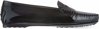 Tod's Tods Gomma patent leather moccasins