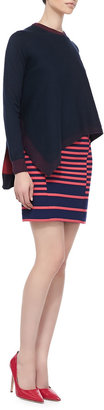 Thakoon Shifted-Stripe Mini Skirt