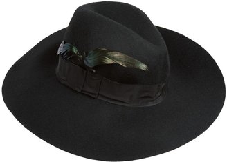 San Diego Hat Company Floppy Brim Feather Hat (For Women)