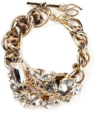 DSQUARED2 embellished chain bracelet
