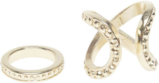 Arden B Criss Cross Pave Rings