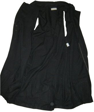 Dries Van Noten New  Black Silk Mix Oversized Dress