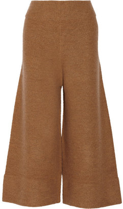 Acne Studios Depend cropped boiled wool wide-leg pants