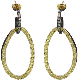 Armenta Circle and Link Drop Earrings