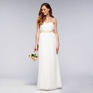 Debut Ivory embellished wedding dress