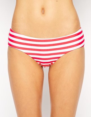ASOS Mix and Match Stripe Deep Hipster Bikini Pant