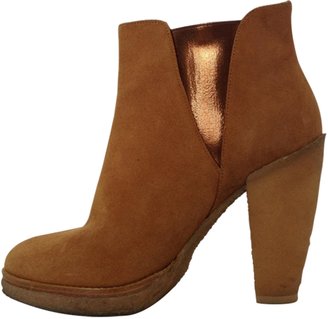 Sigerson Morrison Brown Suede Ankle boots