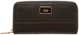 UGG Black large zip around purse