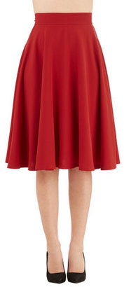 Rock Steady/Steady Clothing In Bugle Joy Skirt in Scarlet