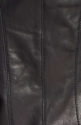 MICHAEL Michael Kors Hooded Leather Jacket