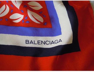 Balenciaga 100% Silk Scarf (Vintage)
